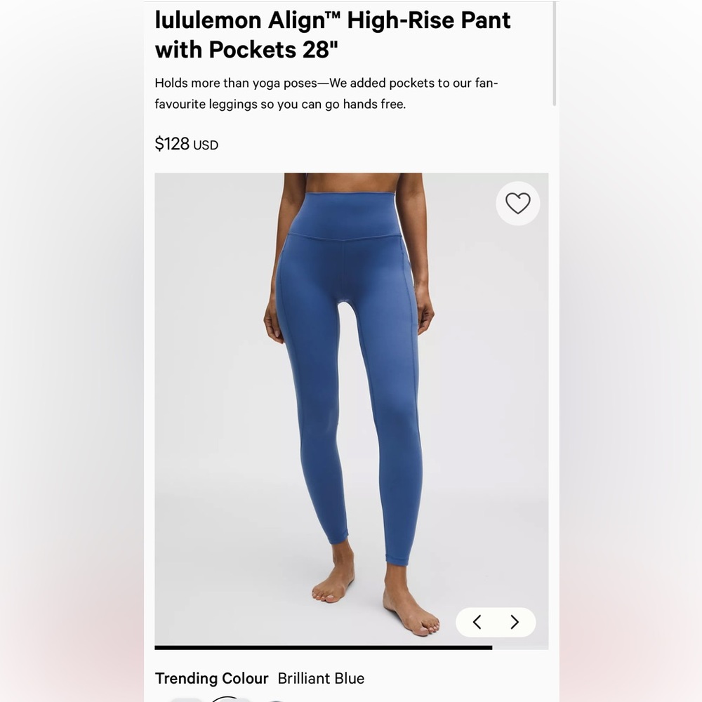 Women’s lululemon Align™ High-Rise Pant with Pockets 28"
